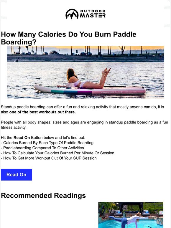 How Many Calories Does Paddle Boarding Burn?