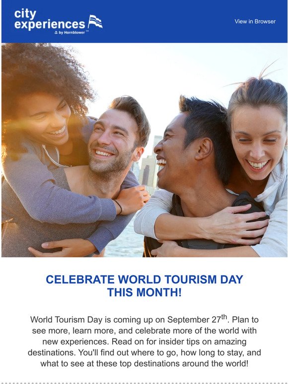Celebrate World Tourism Day All Around the World