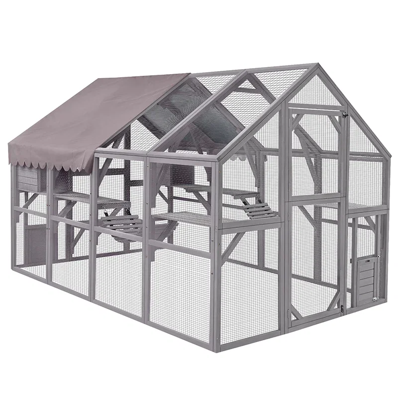 Aivituvin-AIR52 Outdoor Cat Run | Large Cat Enclosure