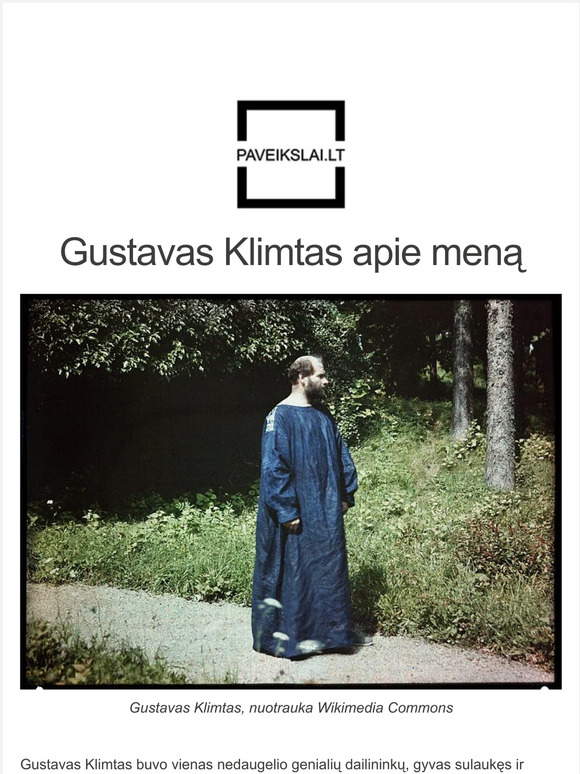 Gallery Paveikslai.lt: 📚 Savaitgalio Skaitiniai - G. Klimtas Apie Meną ...