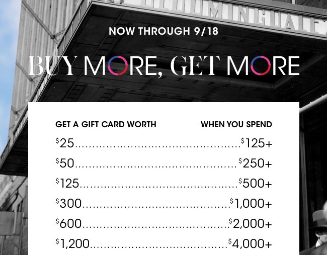 Bloomingdale's: Get up to a $750 bMoney Gift Card!