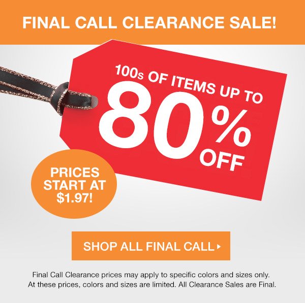 Dr. Leonard's: FINAL CALL Clearance Sale! Up to 80% off 100s of