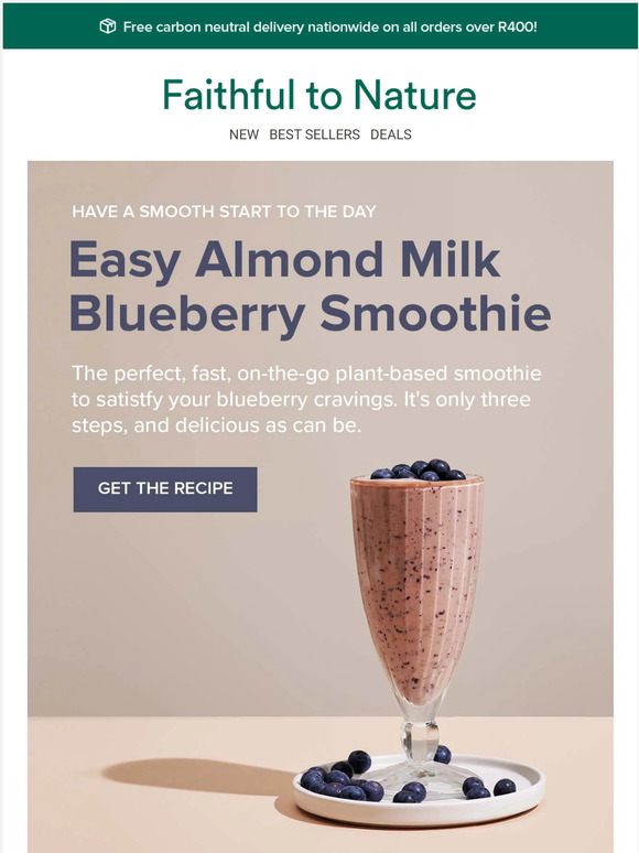 Faithful to Nature The Best Blends For Your Smoothies! 🫐🥛 Milled