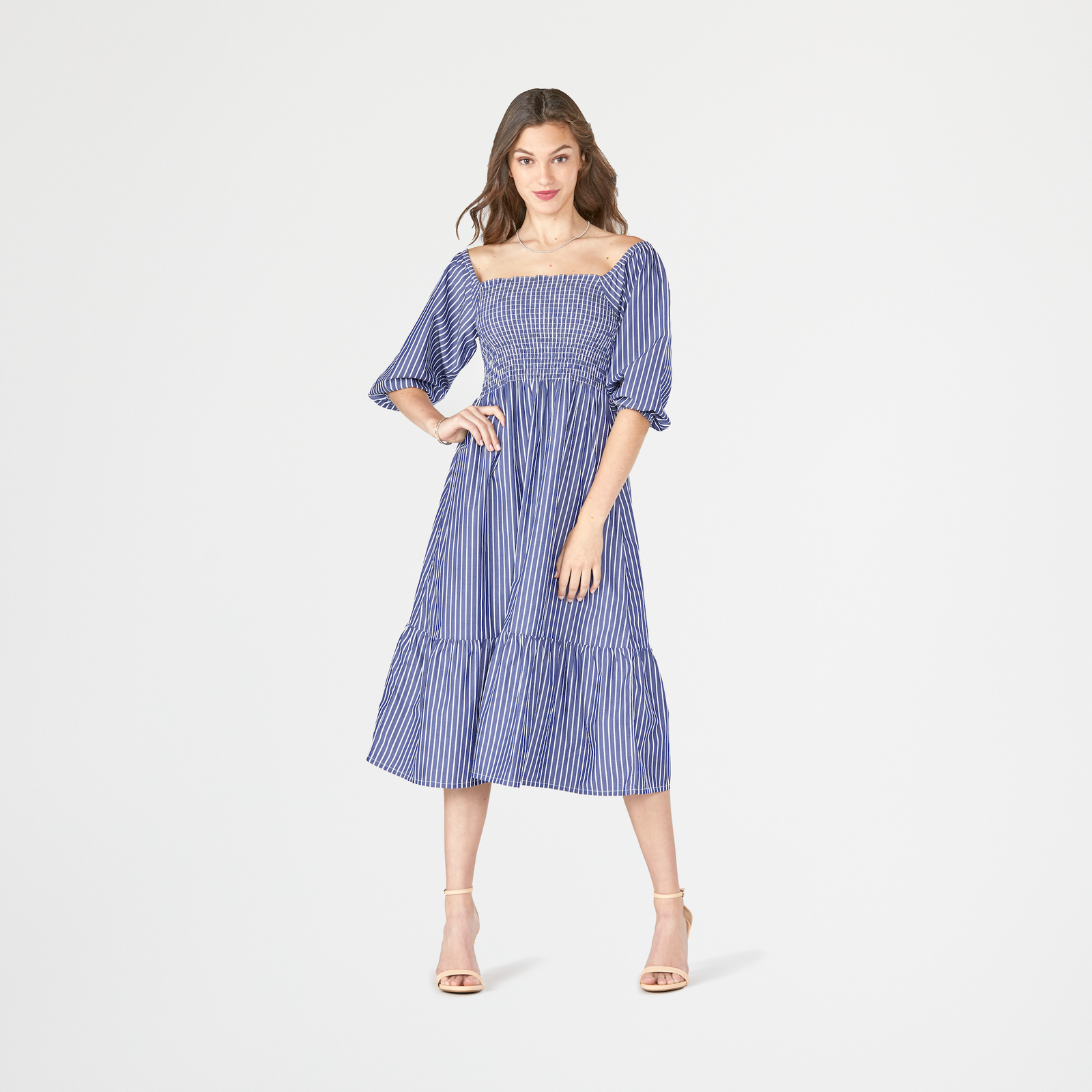 The Charlotte Dress in Blue