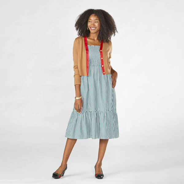 The Chloe Cardigan in Caramel