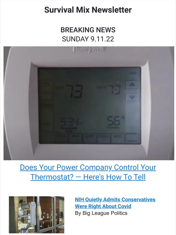Survival Frog Does Your Power Company Control Your Thermostat? — Here
