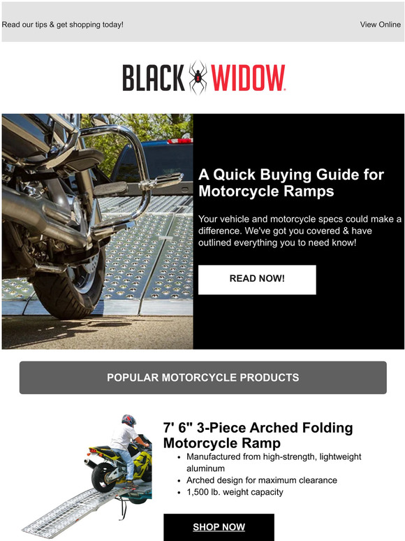 Black Widow Pro 🏍️ Quick Guide For Buying Motorcycle Ramps 🏍️ Milled