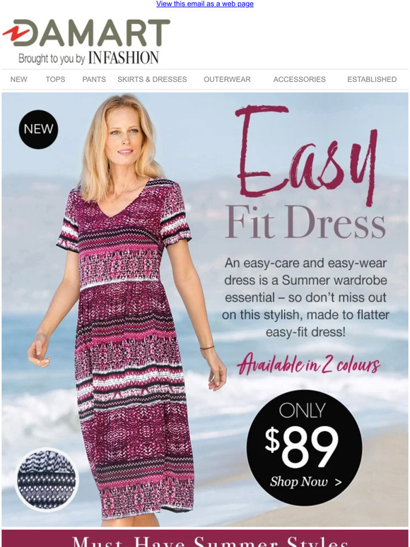 damart new in dresses