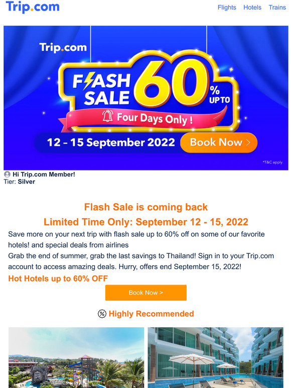 Don't miss! FLASH SALE is back🔥