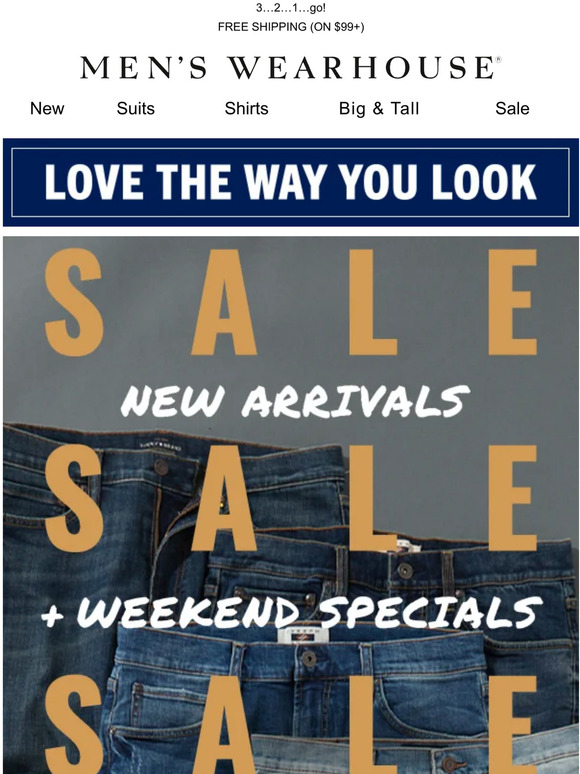 Men's Wearhouse These WEEKEND SPECIALS are ending soon! Milled