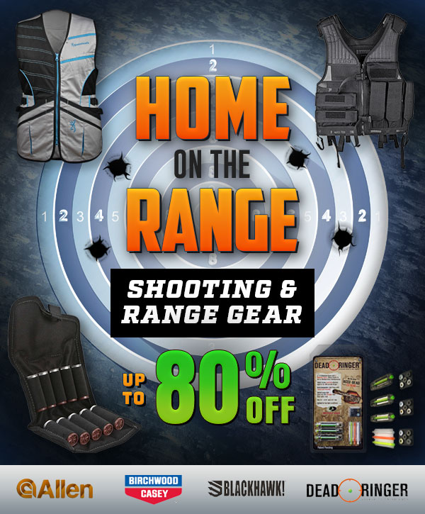Field Supply Range & shooting gear up to 80 off! Milled