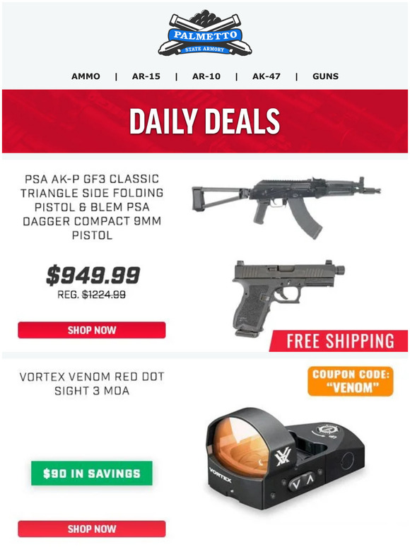 Palmetto State Armory Weekend Deals Are Ending Soon These Psa Ak