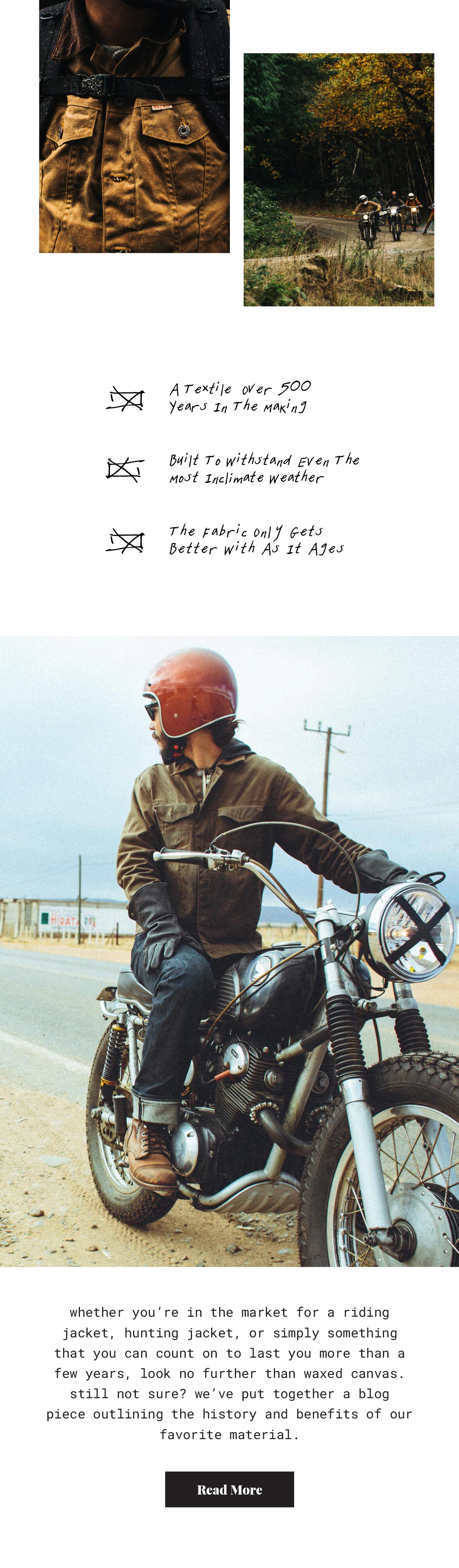 Iron and Resin Why Waxed Canvas Is Our Favorite Material. Milled