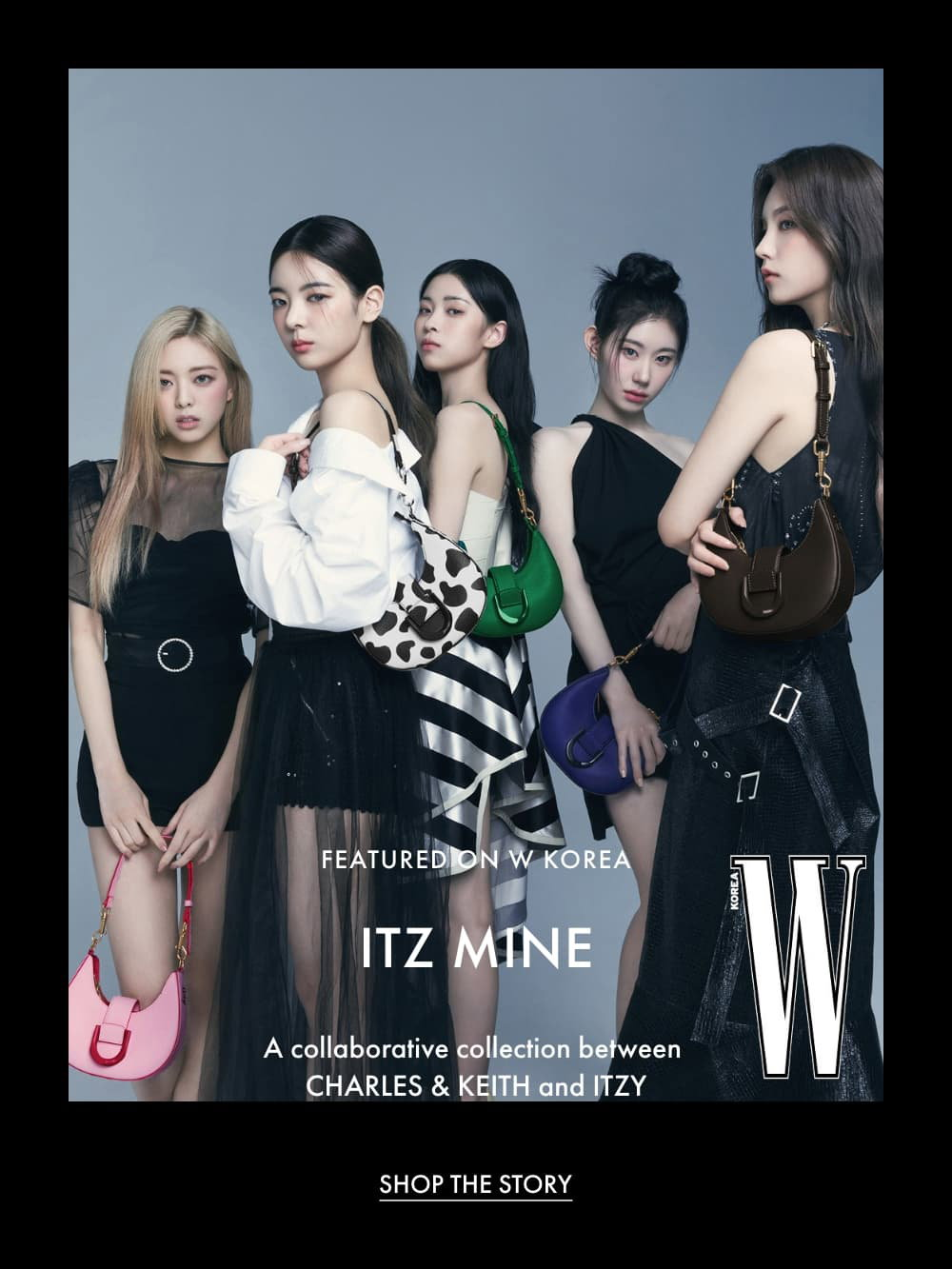 Elle Singapore ITZY Feature  Winter 2022 - CHARLES & KEITH US