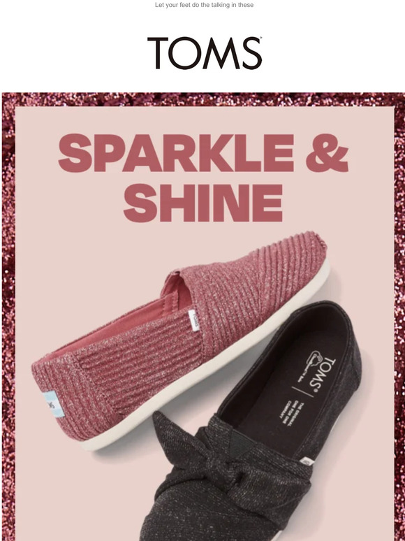toms sparkle shoes