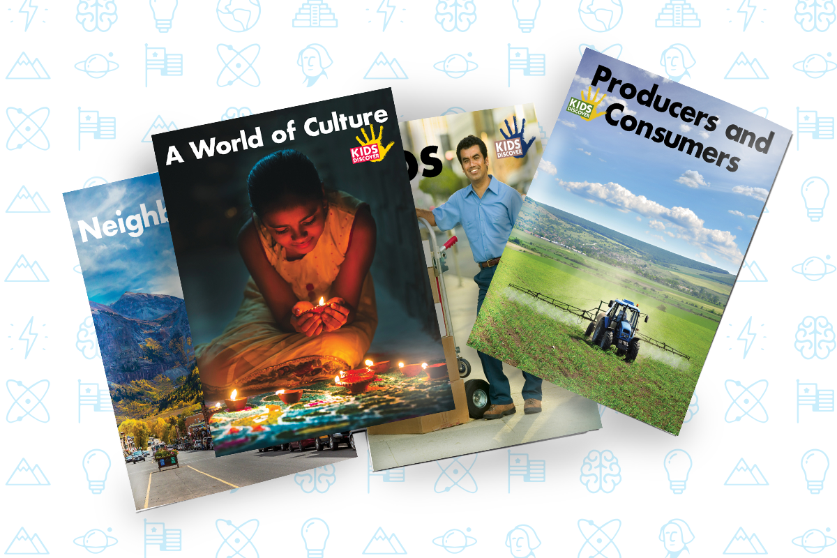 Kids Discover Check out these new K3 Social Studies Titles from Kids Discover Milled