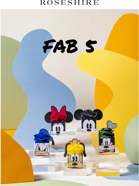 Roseshire: Disney's Fab 5, Mini Rose Set! | Milled