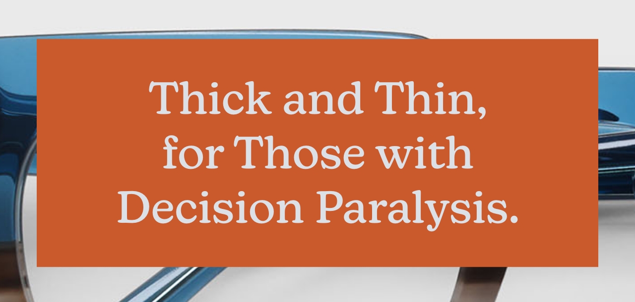 eyebobs eyewear NEW a fascinating Juxtaposition. Milled