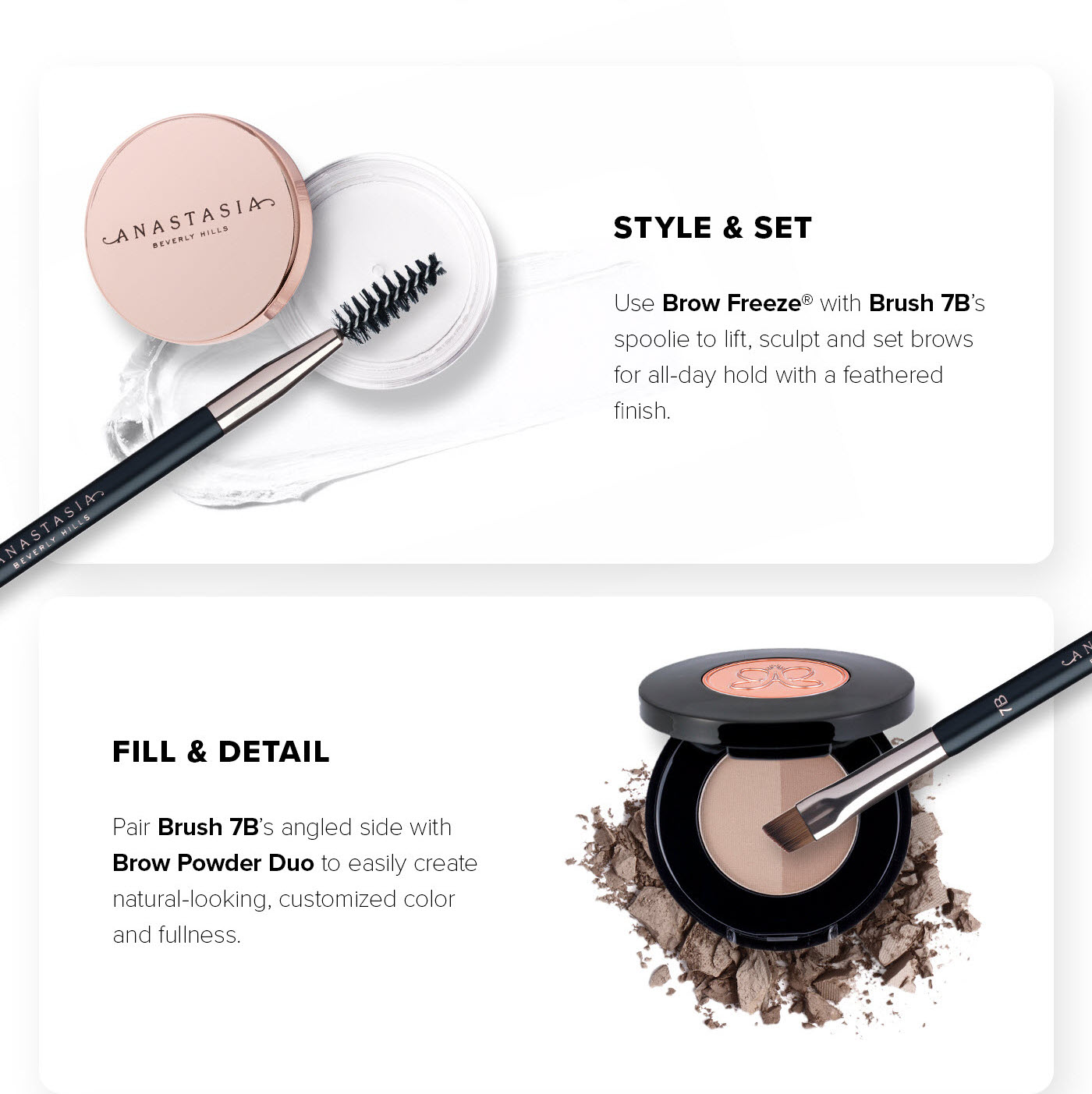 Anastasia Beverly Hills Fuller Looking & Feathered Brow Kit, lash&brow ...