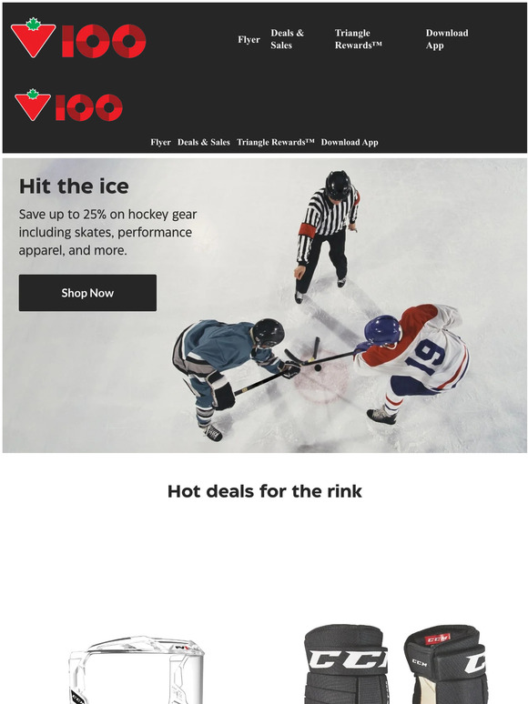 Canadian Tire Your hockey equipment checklist Milled