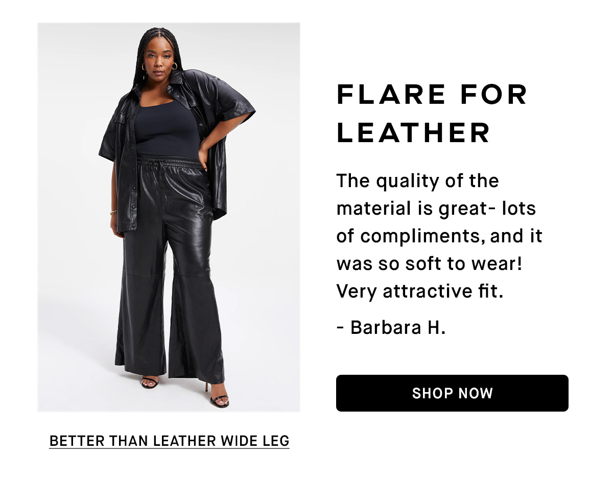 GOOD AMERICAN THE REVIEWS ARE IN They’re Better Than Leather Milled