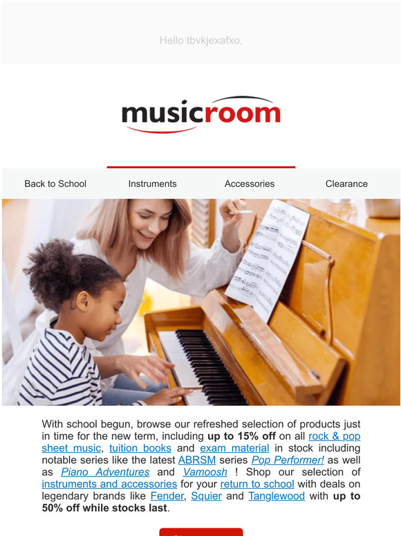 Back to School: Up to 50% Off