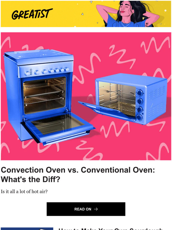 Greater Convection Oven vs. Conventional Oven What's the Diff? Milled