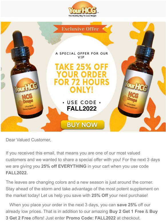 Fall Into Savings With 25% Off Everything - Ends Soon!