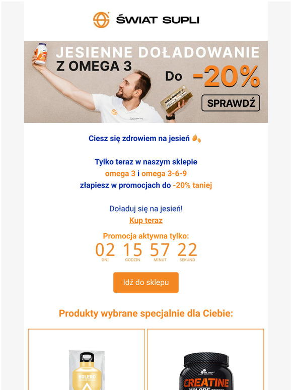 Omega 3 do -20% taniej! 👀