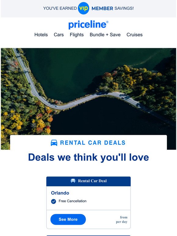Priceline Your low rental car rates are here! Milled