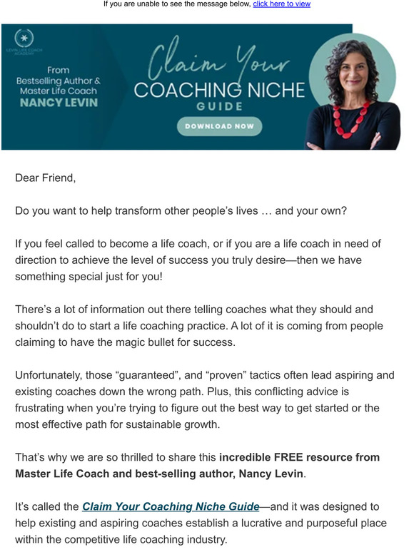 Hay House, Inc. [FREE GUIDE] Create a Purposeful, and Lucrative, Coaching Niche! Milled