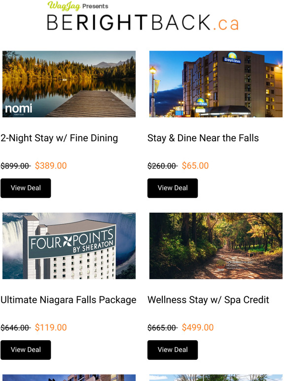 Niagara Getaways, Wellness Retreats & More!