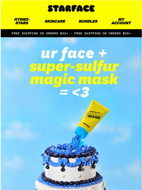 Starface a powerful new face mask 4 acneprone skin 💙 Milled