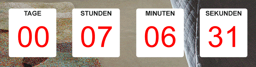 Der Countdown läuft...