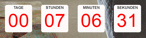 Der Countdown läuft...