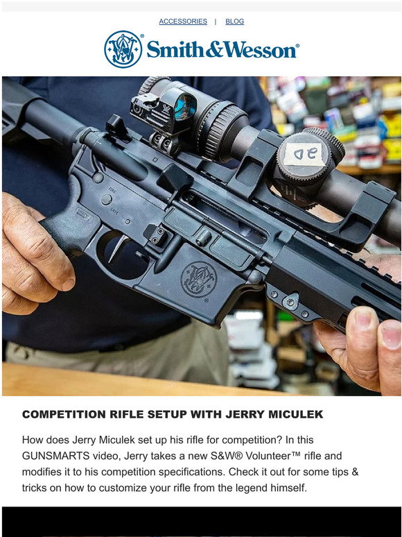 Smith & Wesson: How to setup your rifle for competition 🔔 | Milled