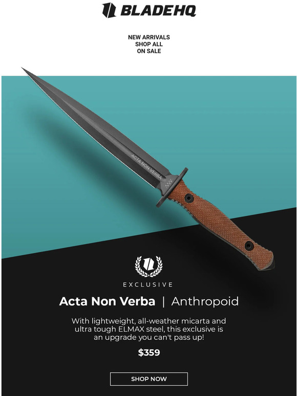 Blade HQ Source NEW ProTech & ANV Exclusives! Milled