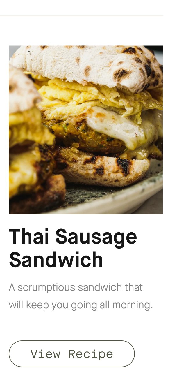 Thai Sausage Sandwich