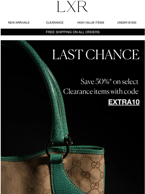 Last chance: 50% off