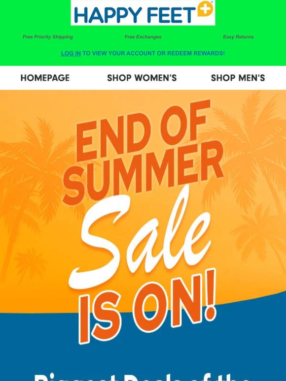 Our End of Summer Sale IS ON