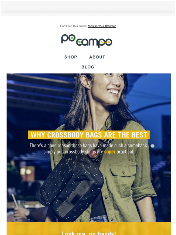 Let's talk crossbody bags.