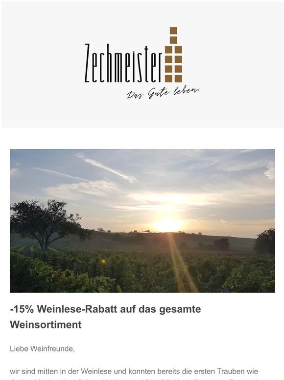 15% Rabatt - Herbstaktion