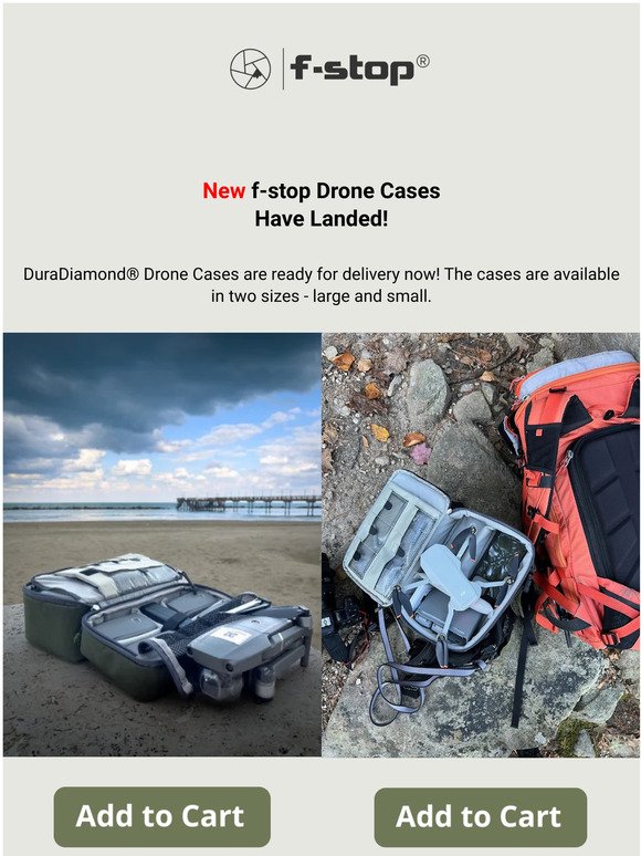 Brand New Drone Cases from f-top! Two Sizes Available