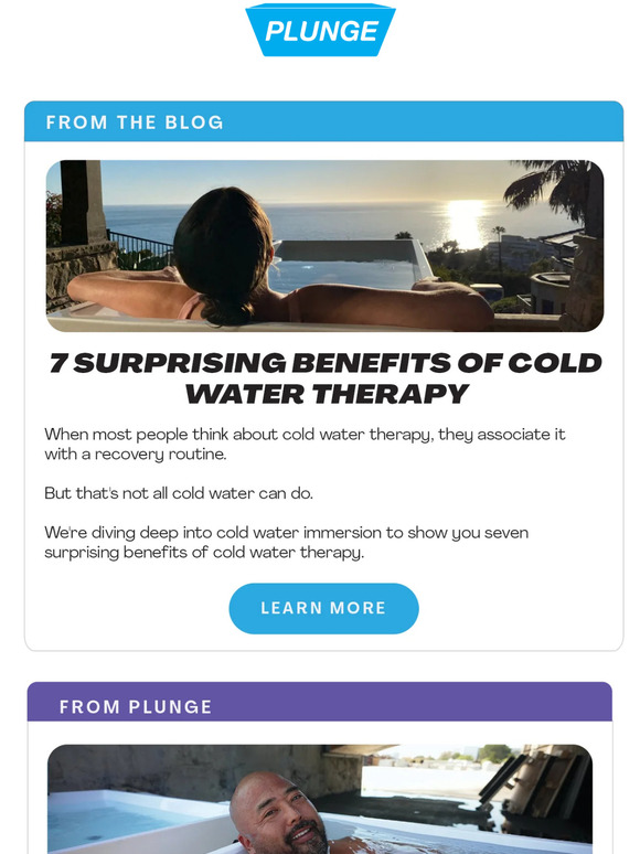 Plunge Diving deep into the benefits of cold water therapy Milled
