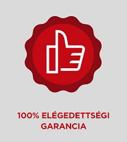 100% elégedettségi garancia