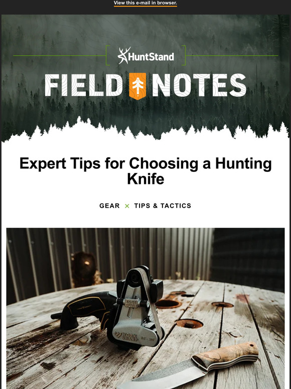 HuntStand How to Choose a Hunting Knife + New Knives for 2022 Milled