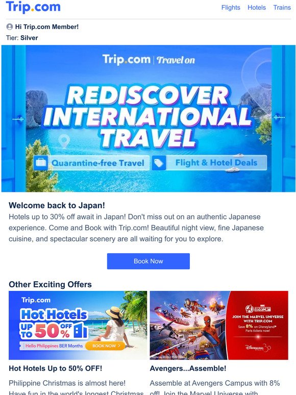 Japan Hotels Up to 30% OFF!