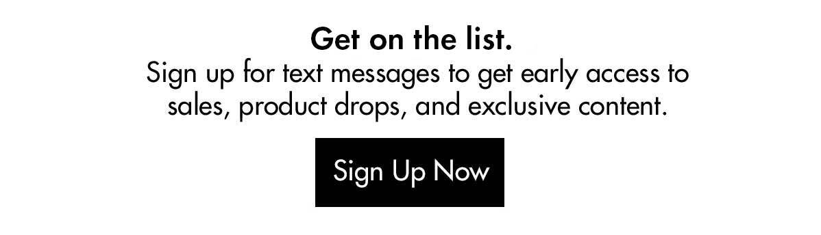 Get on the list.