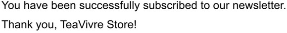 Newsletter subscription success