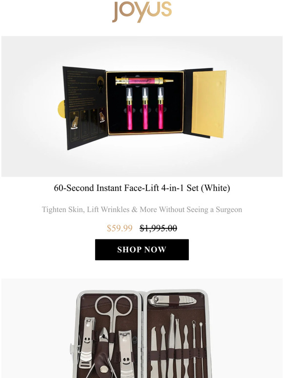 Joyus Skip the Scalpel! Tighten & Lift Your Skin With an AtHome